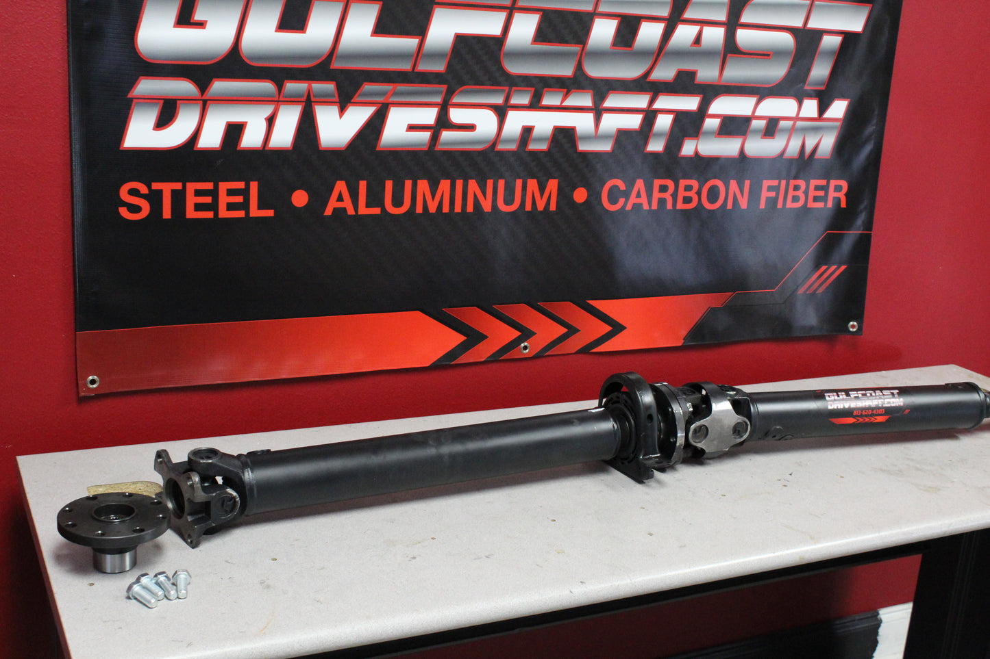 2020+ Jeep JT Gladiator 1350 Series Rear 2 piece CV Driveshaft DS-JTGLAD1350-2PC